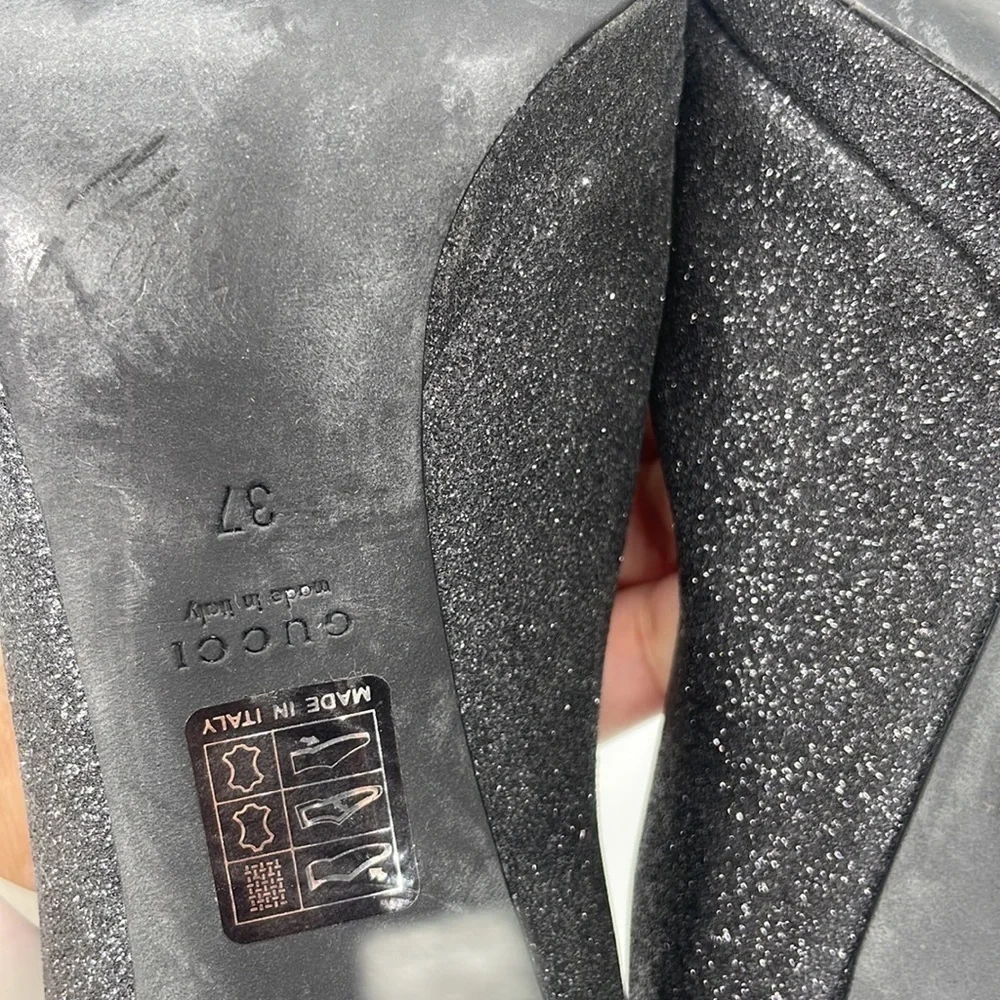 Gucci black leather