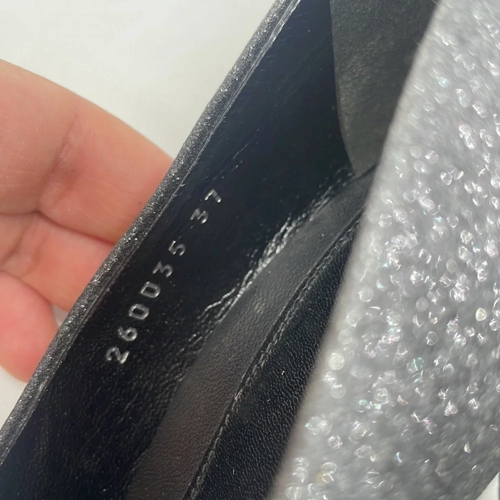 Gucci black leather