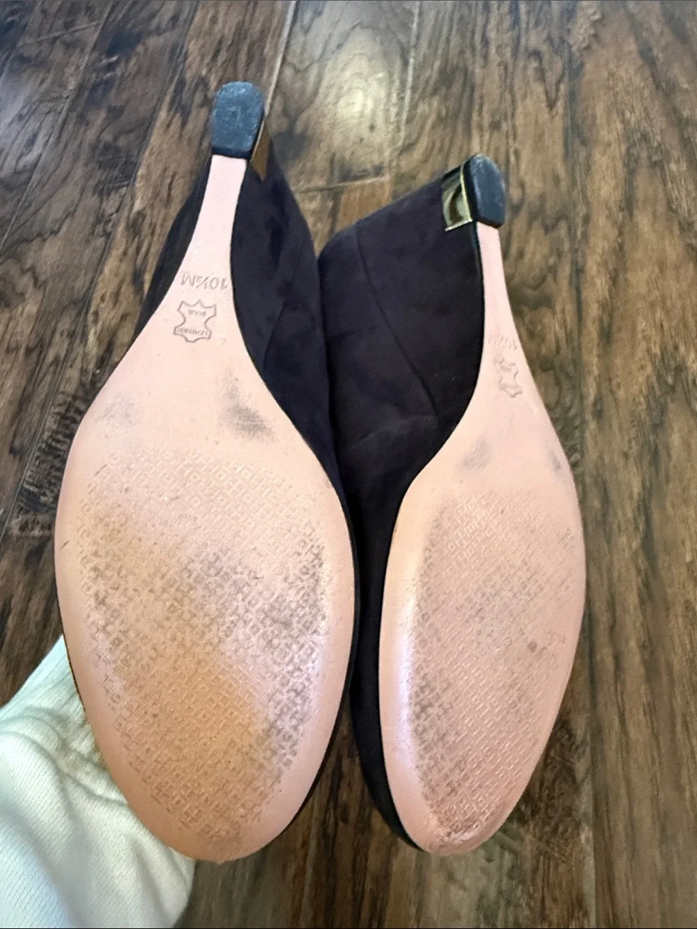 Tory Burch Astoria brown suede wedges, size 10.5