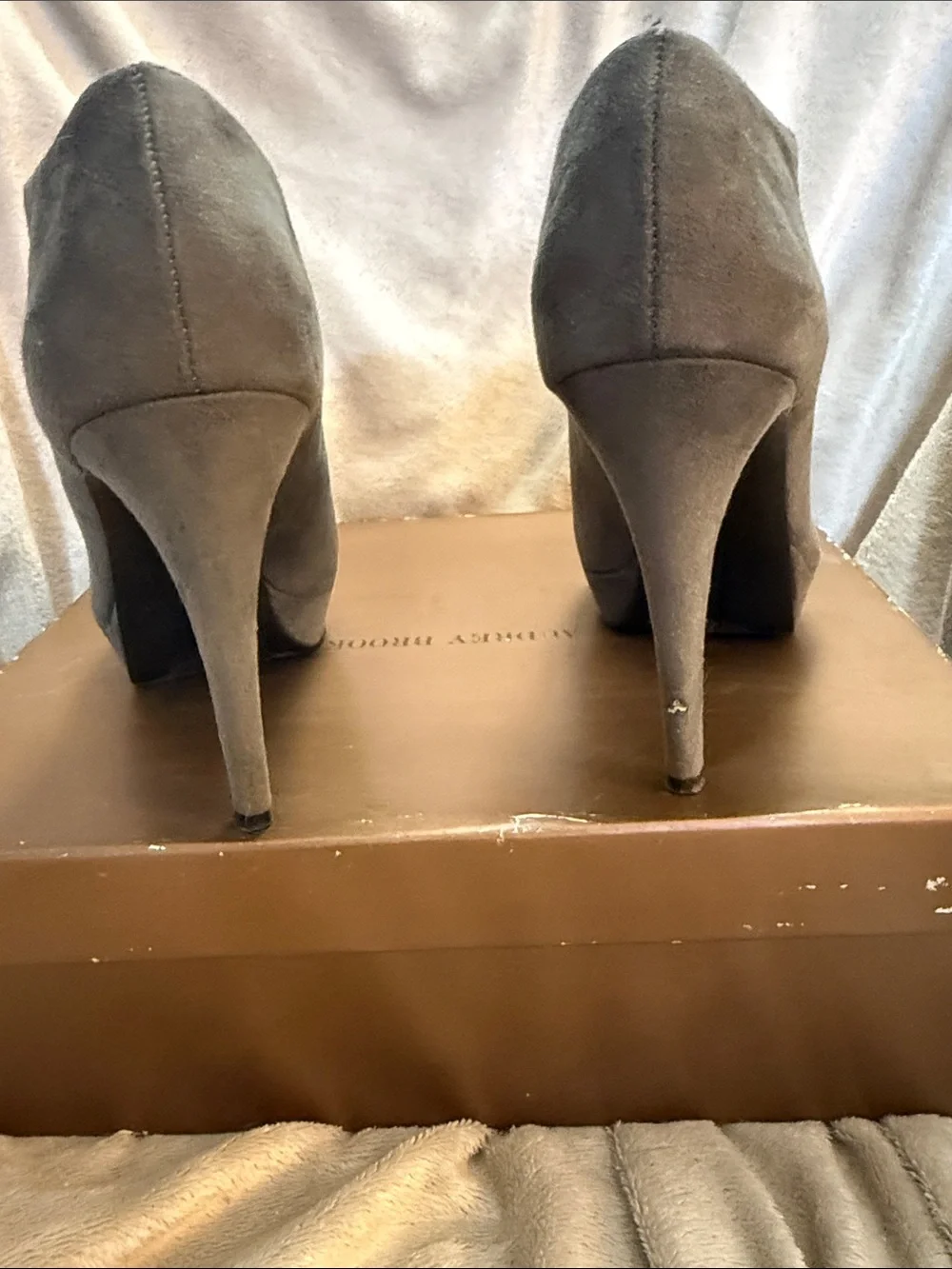 Audrey Brooke suede ankle