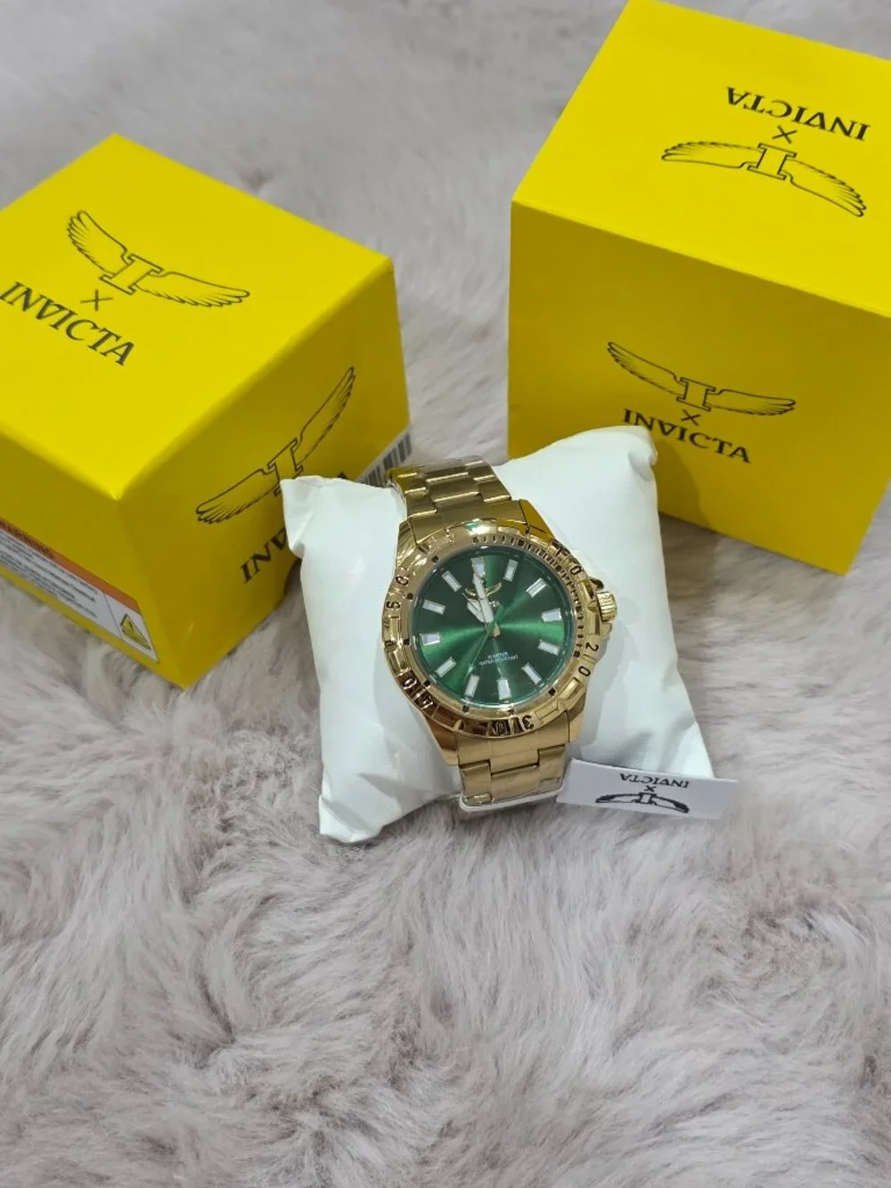 Invicta Emerald Green dial watch 42 mm