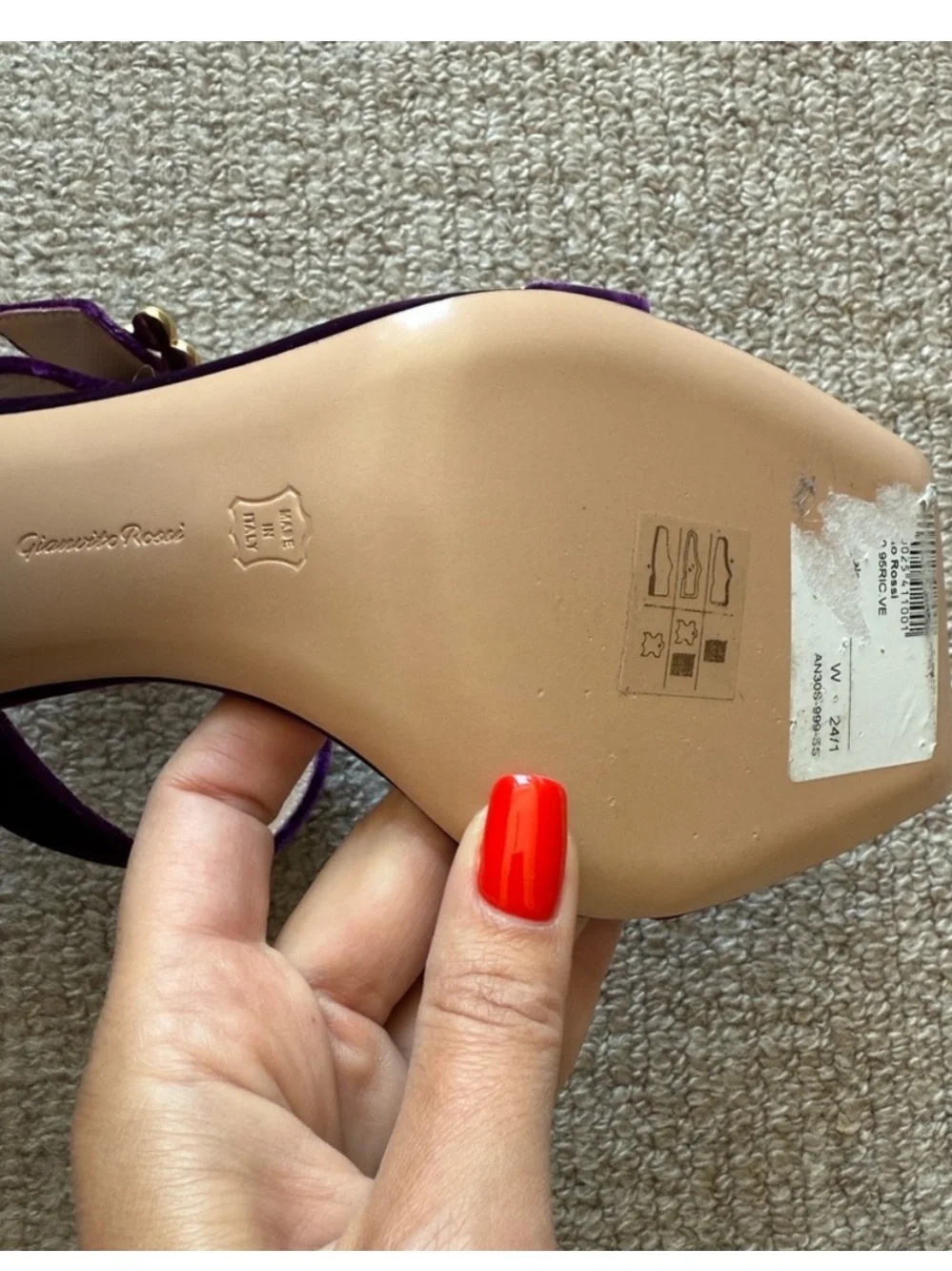 Gianvito Rossi luxurious purple