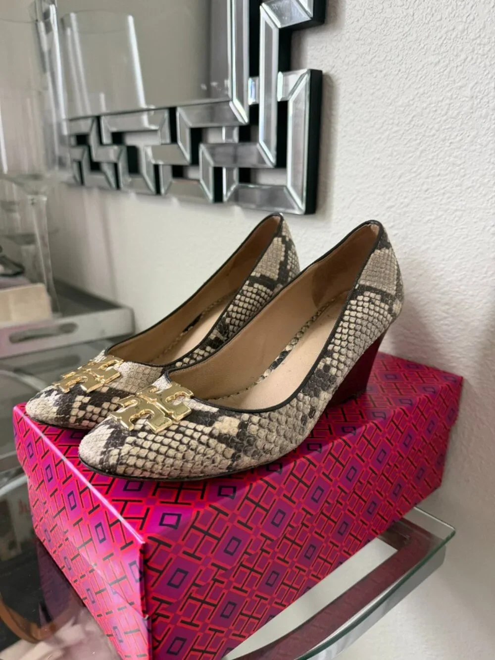 Tory Burch Wedge Heel Size 7.5