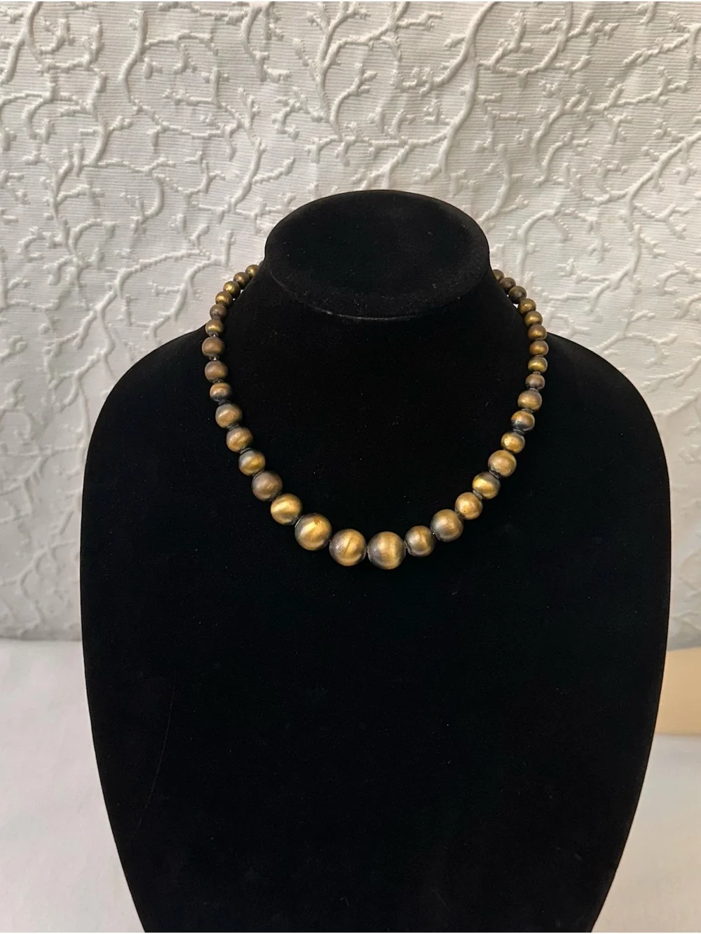 Gold-Tone Beaded Necklace - Classic Women's Statement