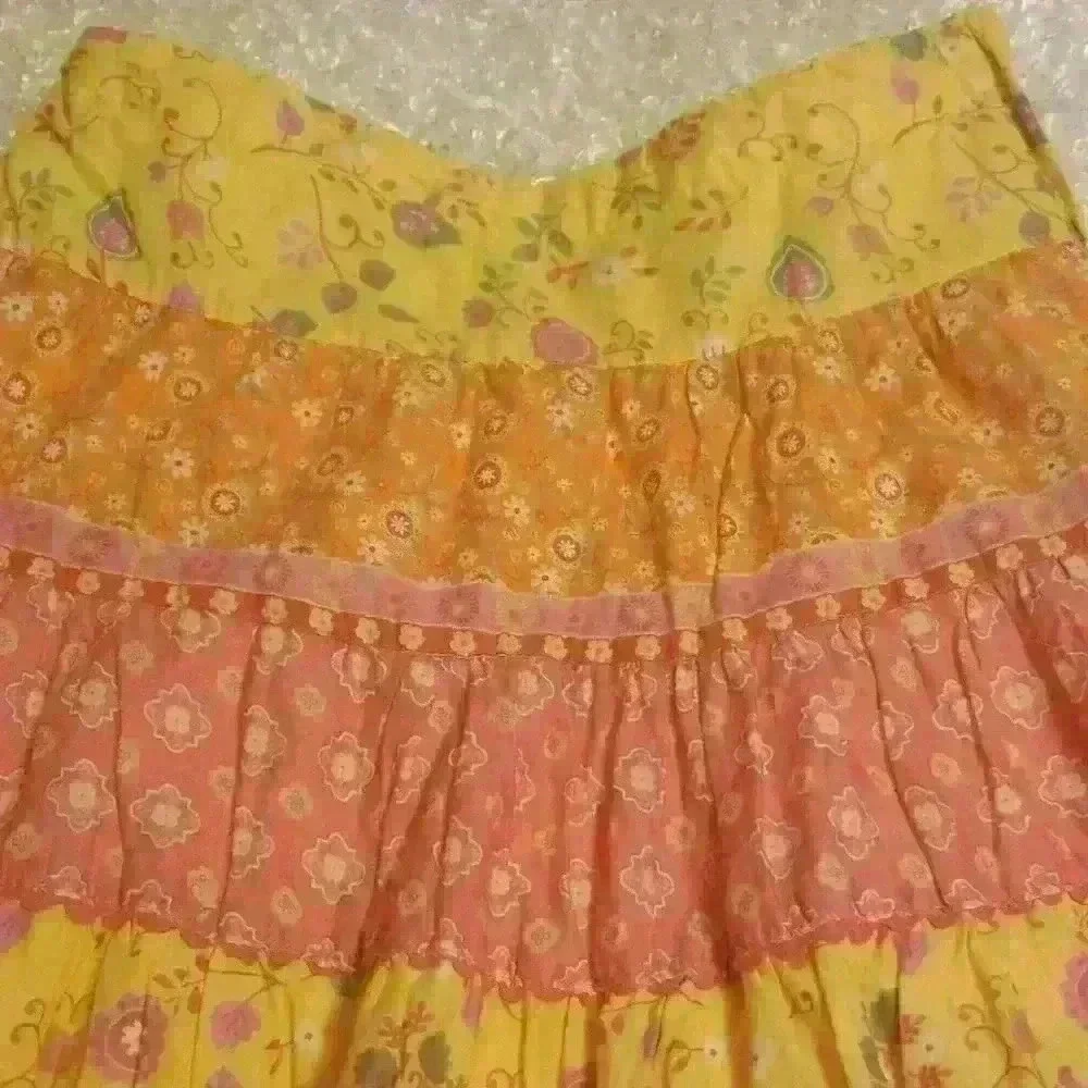 pumpkin patch boho skirt