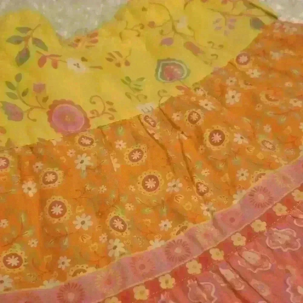 pumpkin patch boho skirt