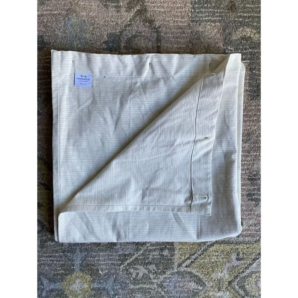 Threshold Shower Curtain Kaki and Cream