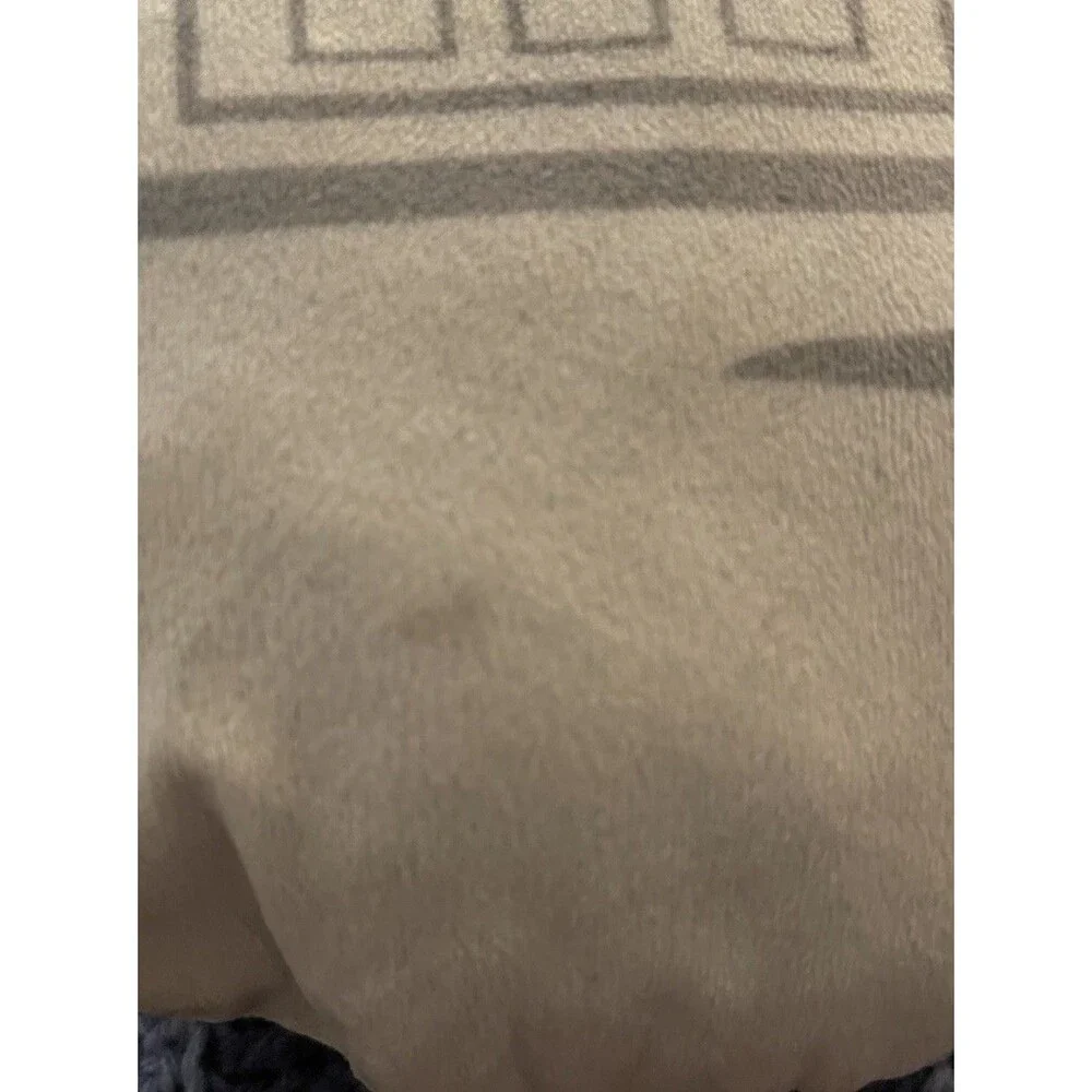 Star Wars Grogu Round Plush Throw Pillow Gray/Green 100% Polyester **See Desc**