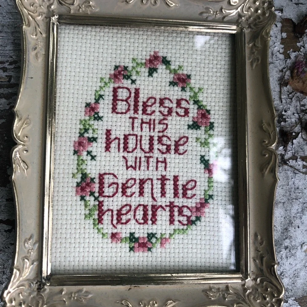 Vintage lovely framed
