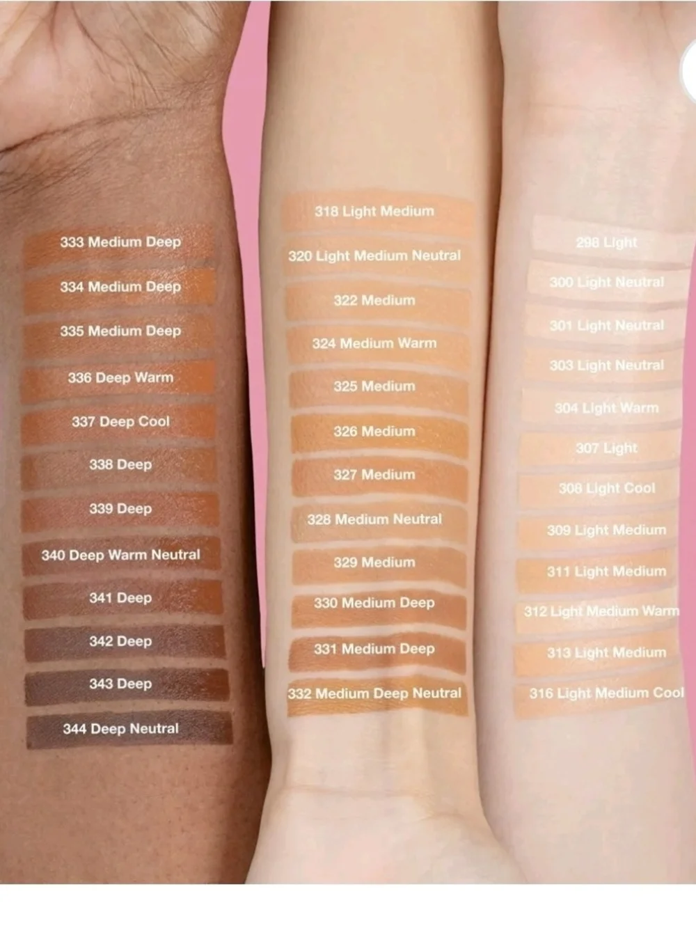 lot of 3 Pretty Smart Instant Chemistry Medium Coverage Foundation Deep Neutral