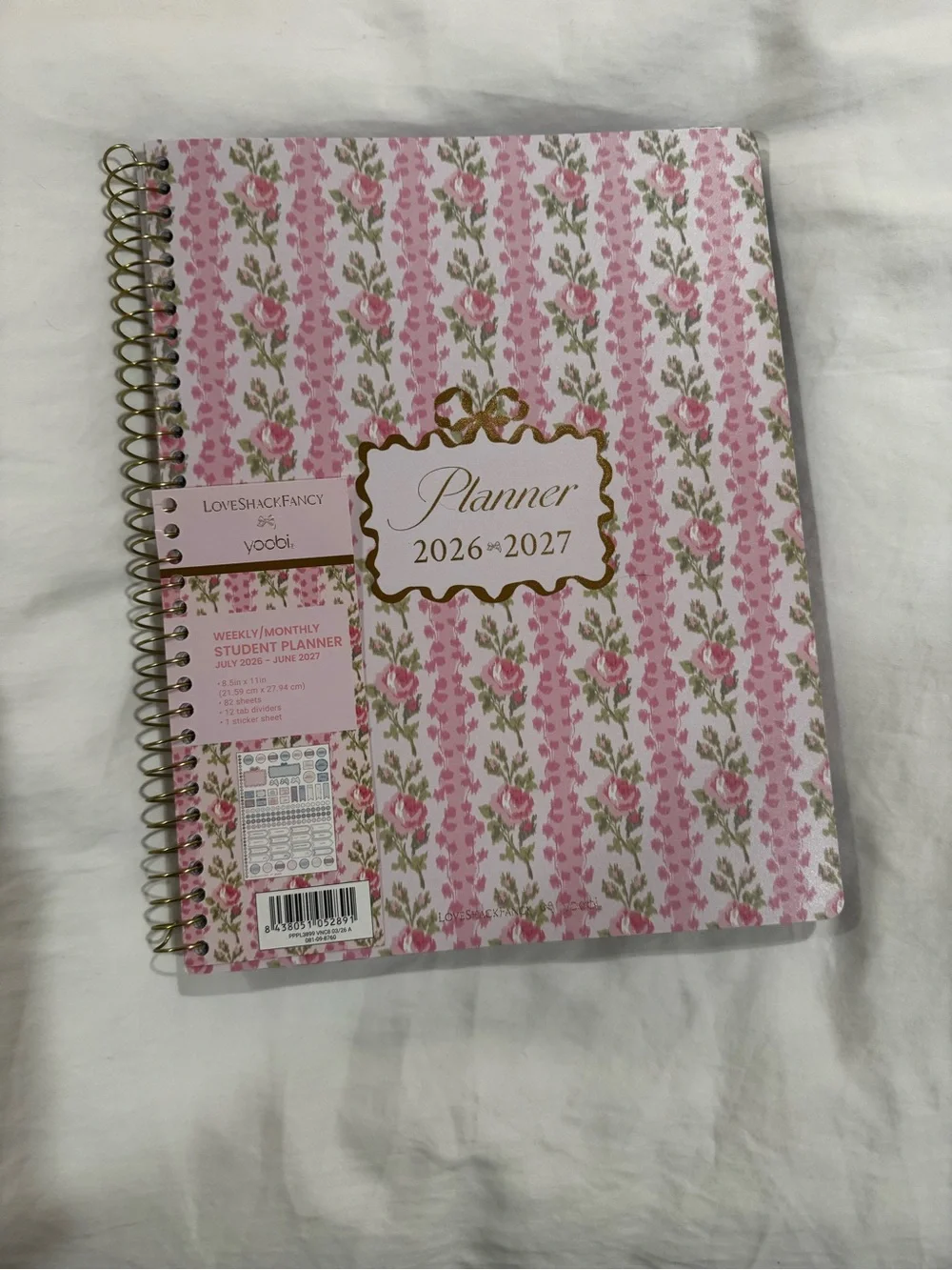 💗🎯 LoveShackFancy × Target - Monthly & Weekly Student Planner 8.5