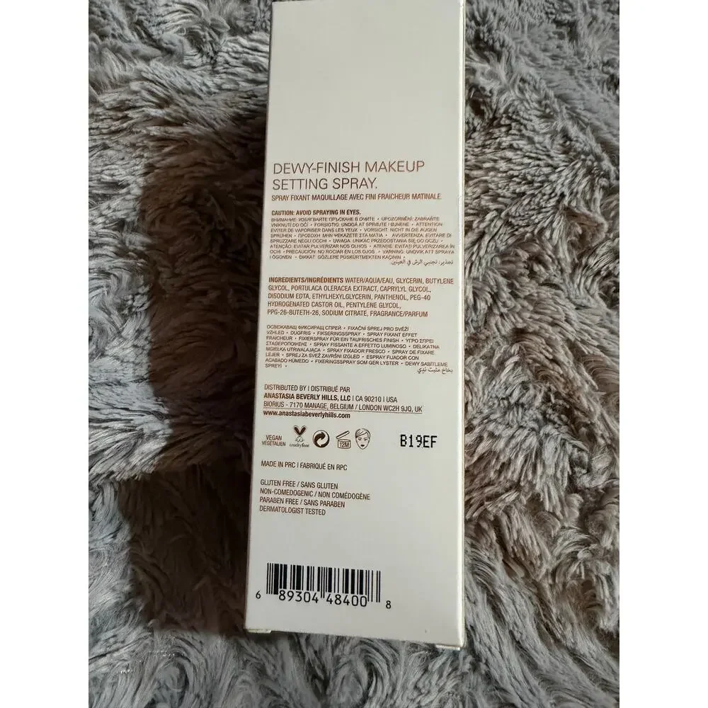 Anastasia Beverly Hills Dewy Set Setting Spray 3.4 fl oz / 100 mL BNIB MSRP $38