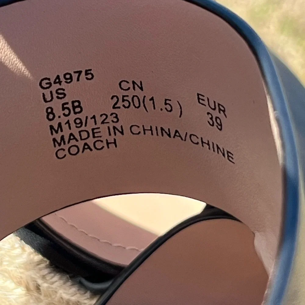 Coach wedge sandals