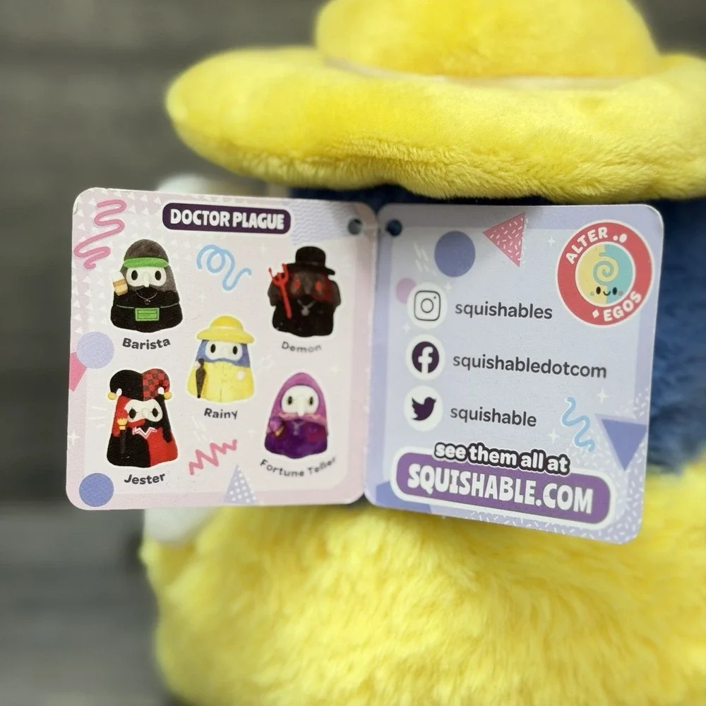 Rainy Plague Doctor Squishable Mini 6 Inch Plush Raincoat Alter Egos