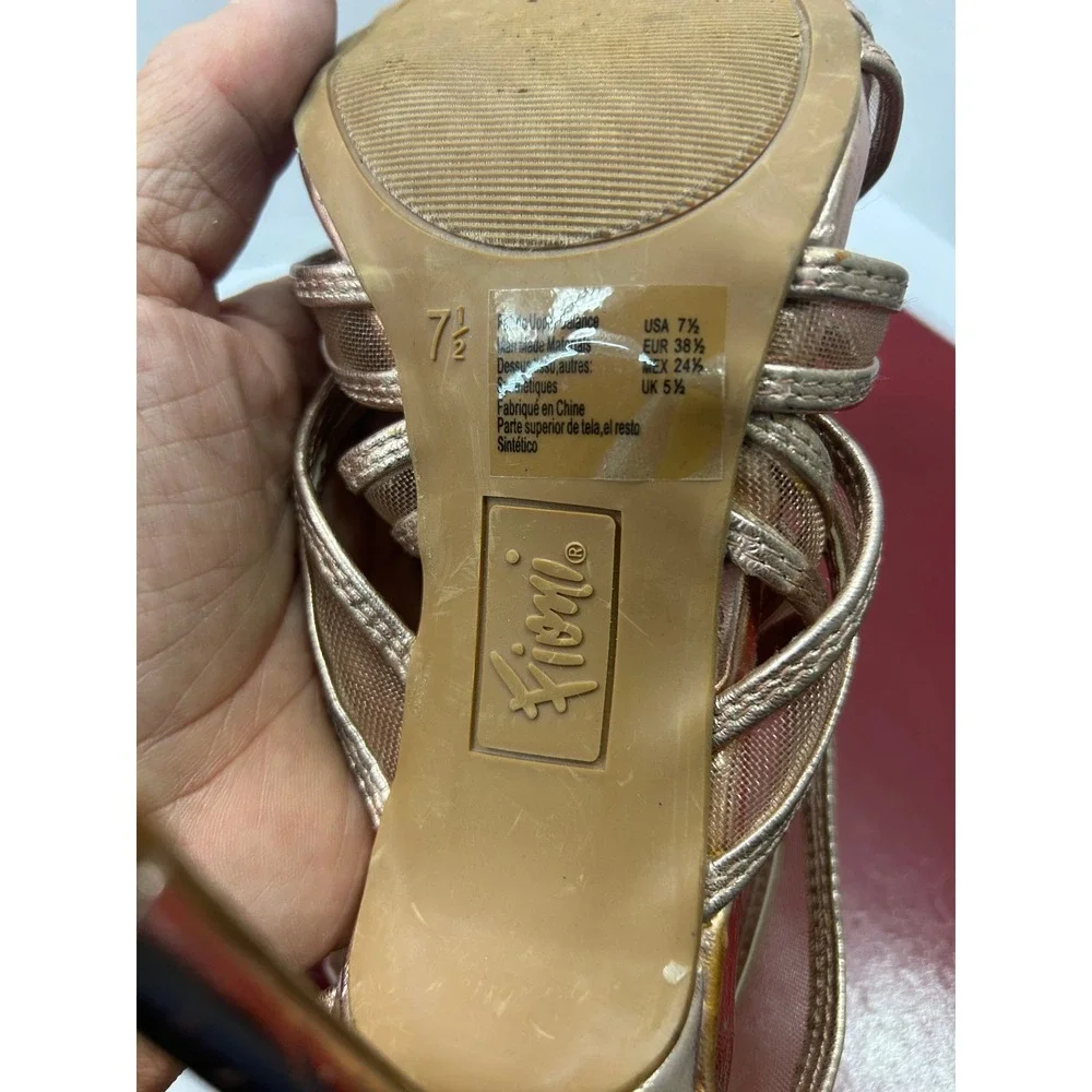 FIONI Clothing strappy metallic