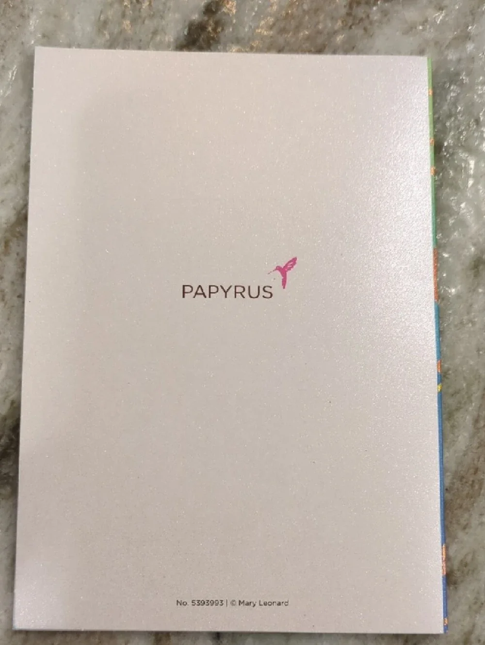 Papyrus shimmering holographic