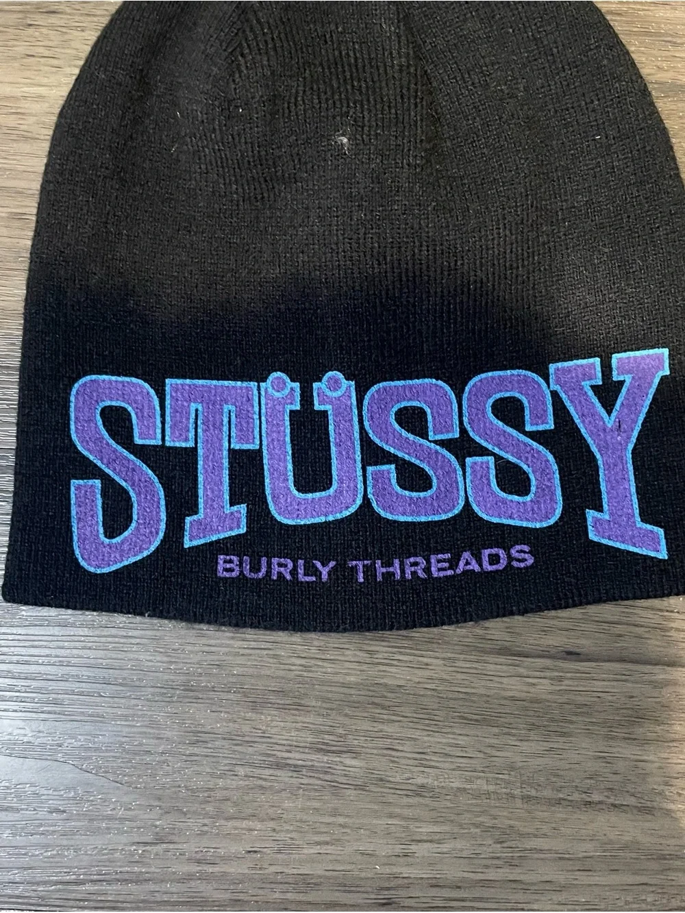 Stussy outline blue