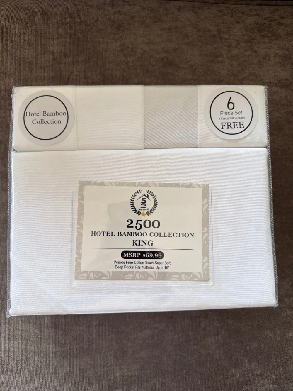 NEW King Bamboo Sheet Set