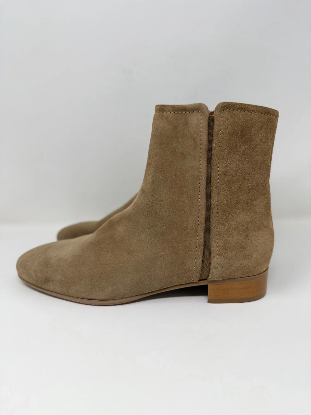 New Aquatalia Sahara Weatherproof Bootie Brown Suede Sz 9