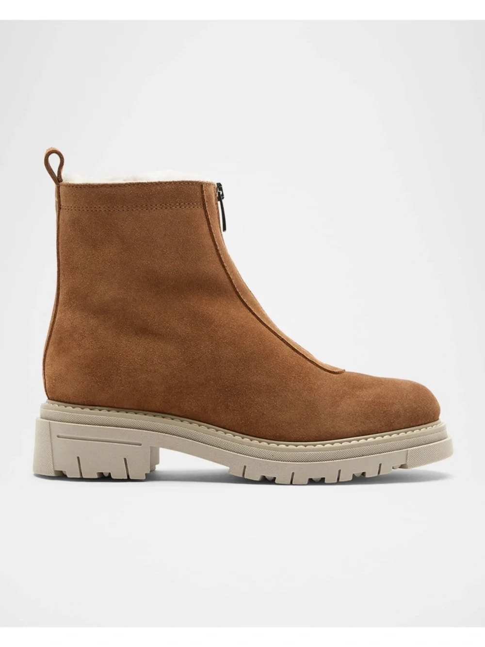 New La Canadienne Delta City Dry Zip Boots Toffee Sz 9.5