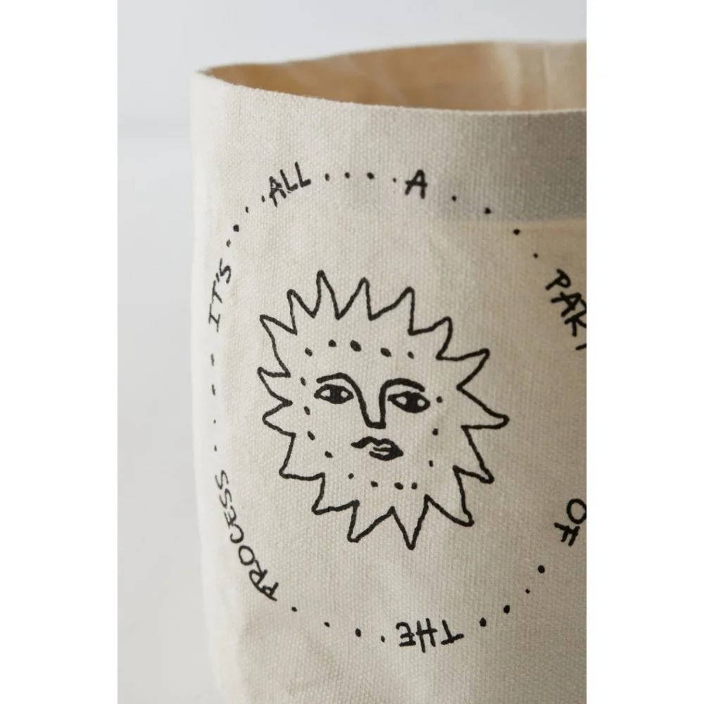 Urban Outfitters Sasha Canvas Boho Print Storage Bin NEW!