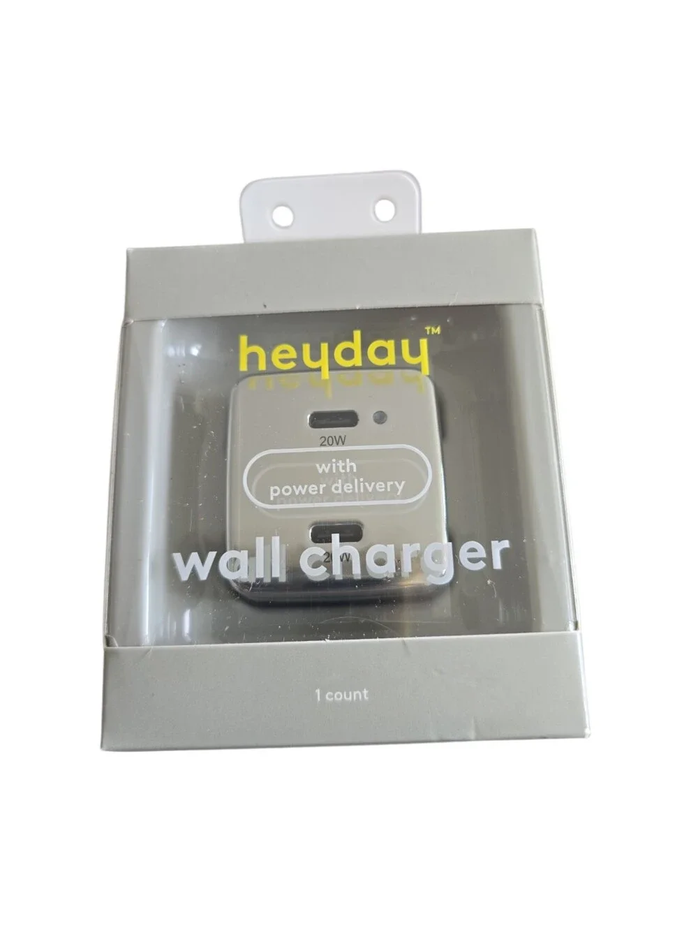 Heyday 20W USB-C Wall Charger with Power Delivery White NWT