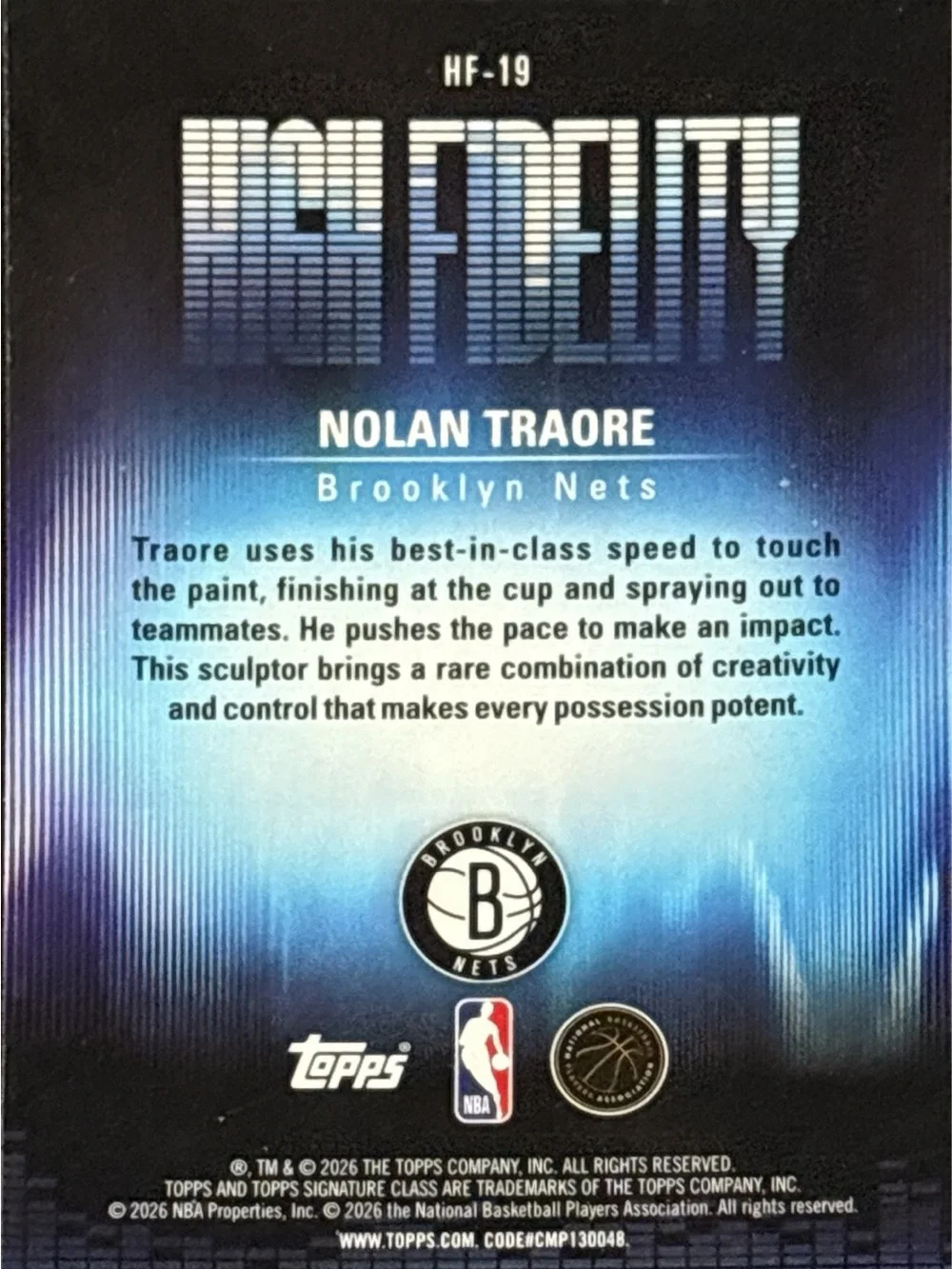 Topps trading card