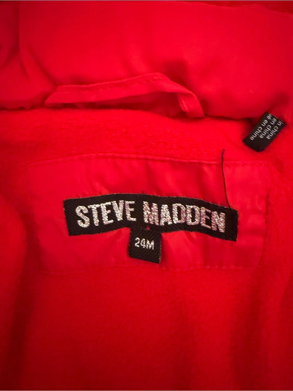 Steve Madden vibrant red