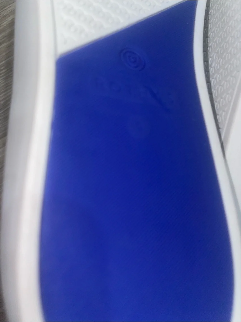 Rothy's size 9 retired blue plaid woman's slip on sneakers
