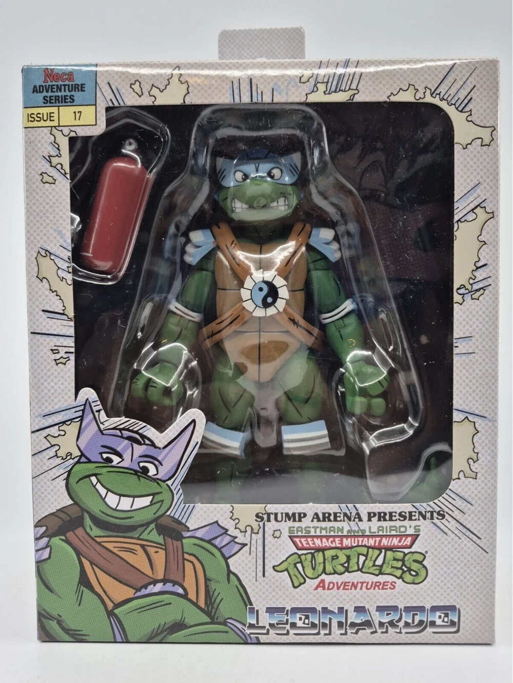 Neca Stump Arena Eastman & Laird's Teenage Mutant Ninja Turtles Leonardo New