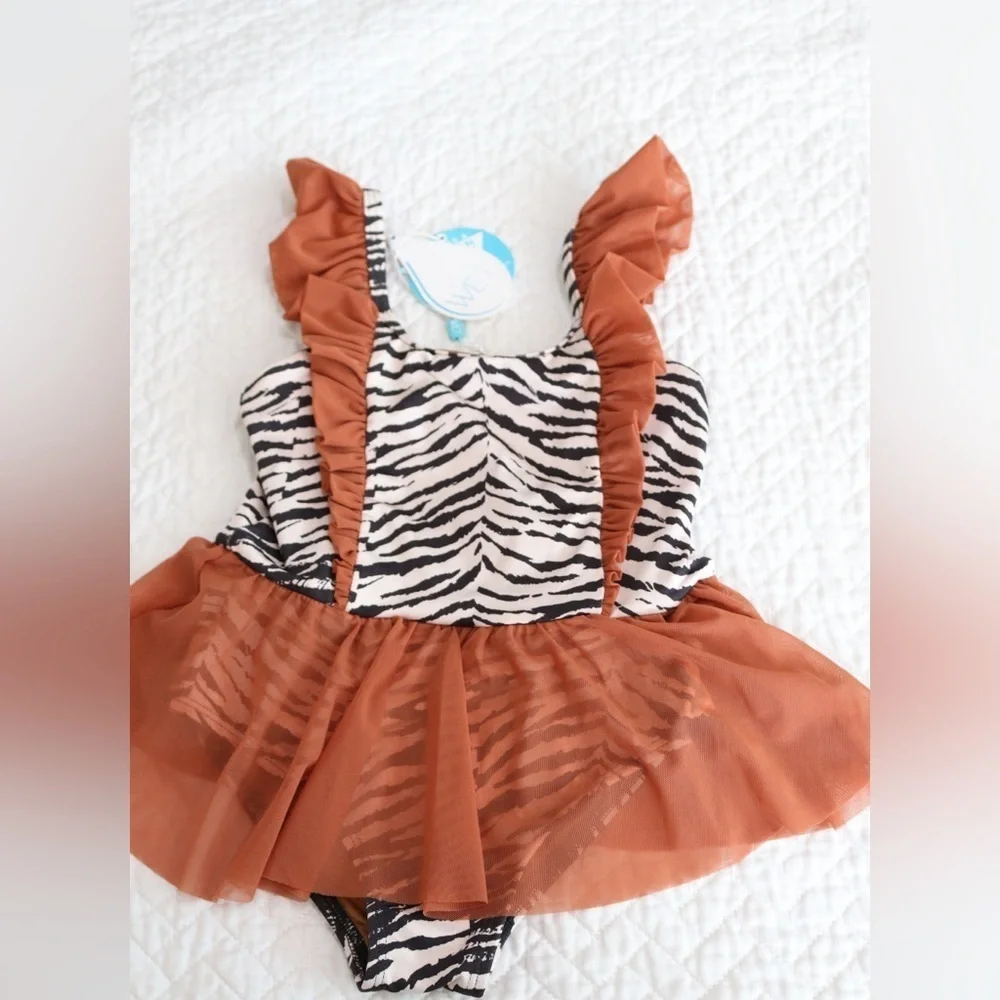 NWT WET Girls Swimwear Sz 5Y Animal Print