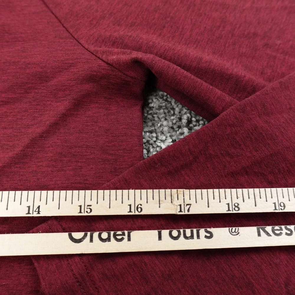 Reebok‎ Hoodie Boys M Red Heather Lightweight Pullover Sweatshirt Youth Kids