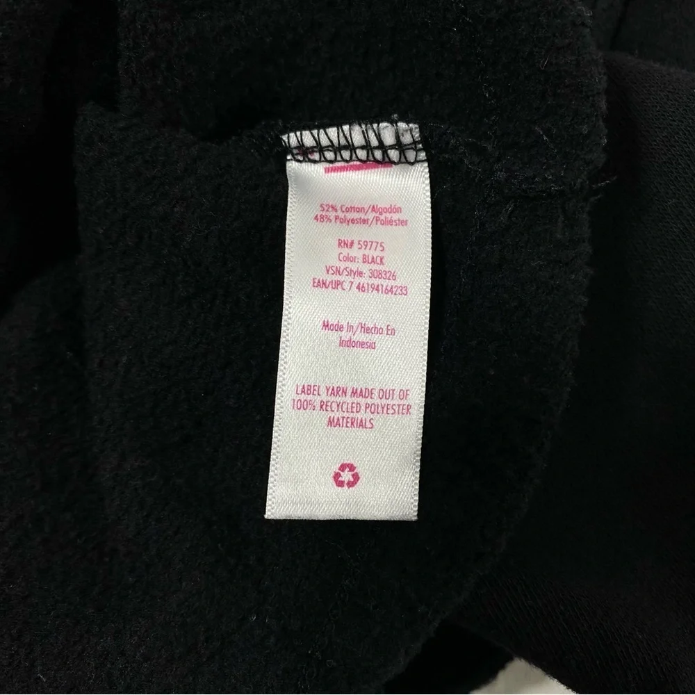 Justice Sport Oversized Raw Hem Girl’s Sweatshirt