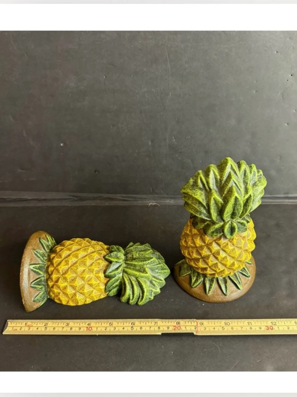 Cast Iron vintage yellow