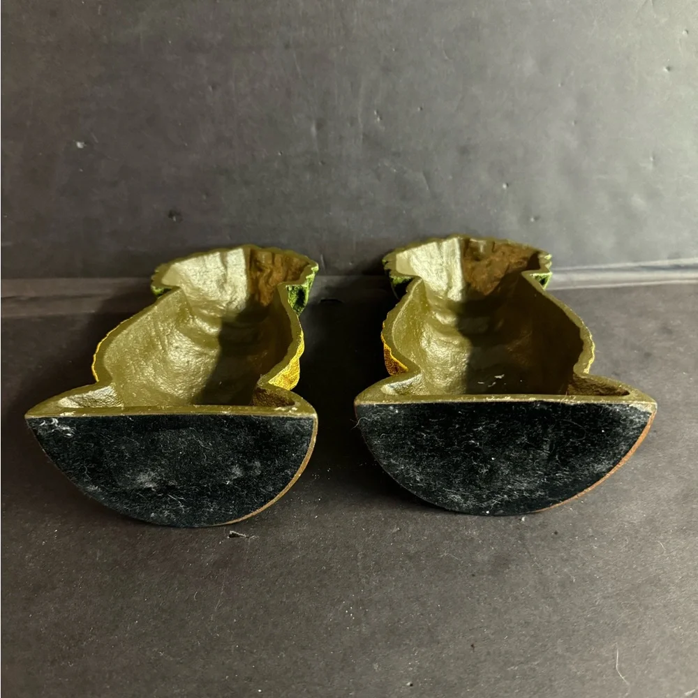 Cast Iron vintage yellow