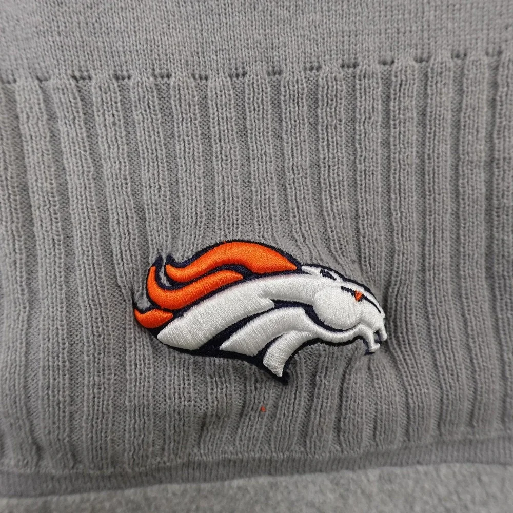 Denver Broncos Hat Mens One Size Fitted Gray‎ NFL Football Knit Beanie New Era