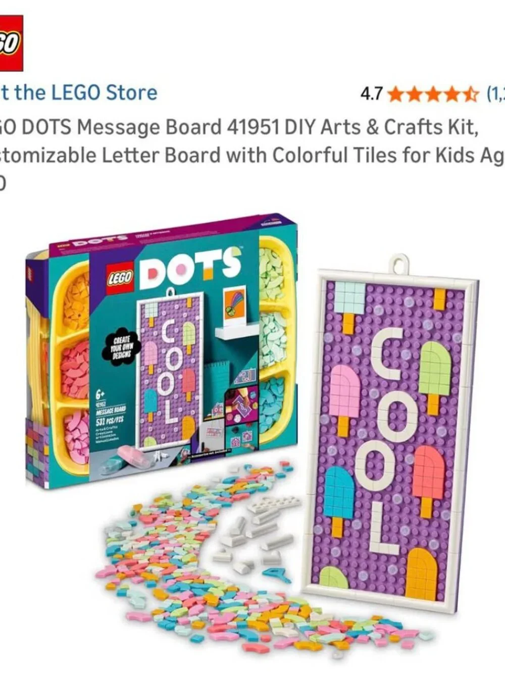 LEGO DOTS Message Board lego dots