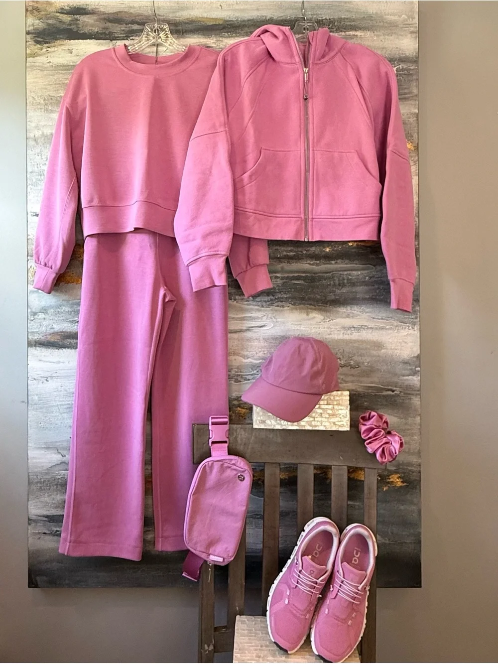 Lululemon DAHLIA MAUVE SCUBA & Softstream SET XS/S/4/S/7shoe
