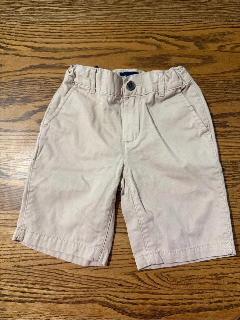 The Children's Place Boys Adjustable waist Shorts Set - Beige and Light Gray
