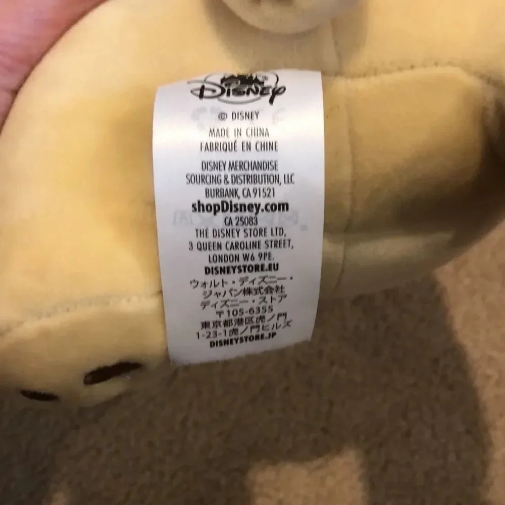 Disney rolly plush