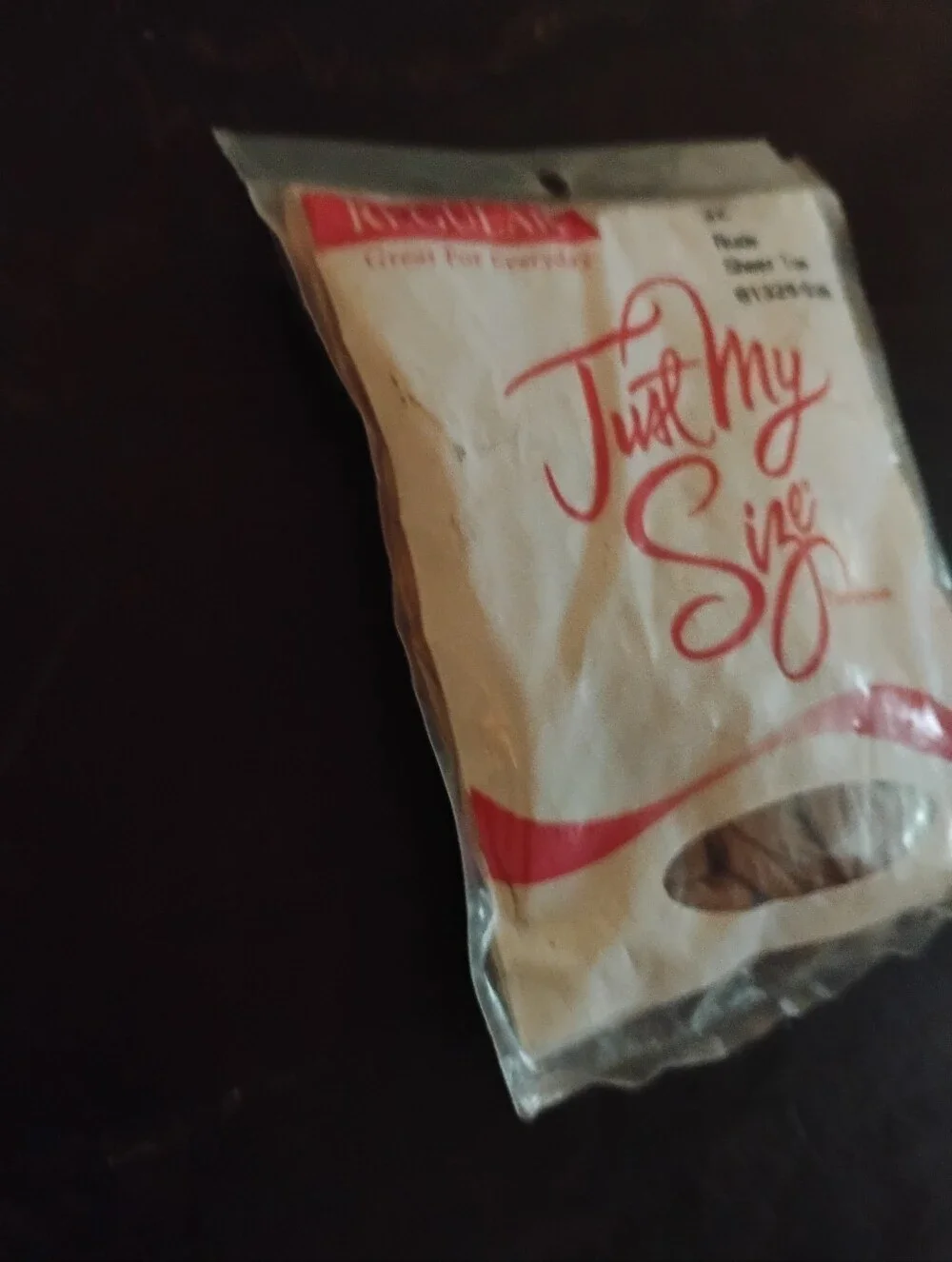 Vintage 1997 Just My Size Pantyhose 3X Nude Sheer Toe New Old Stock