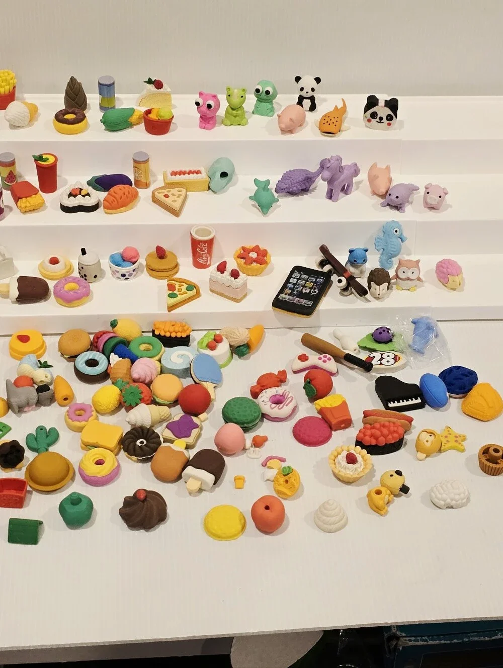 3D Puzzle Food and Animal Eraser Set