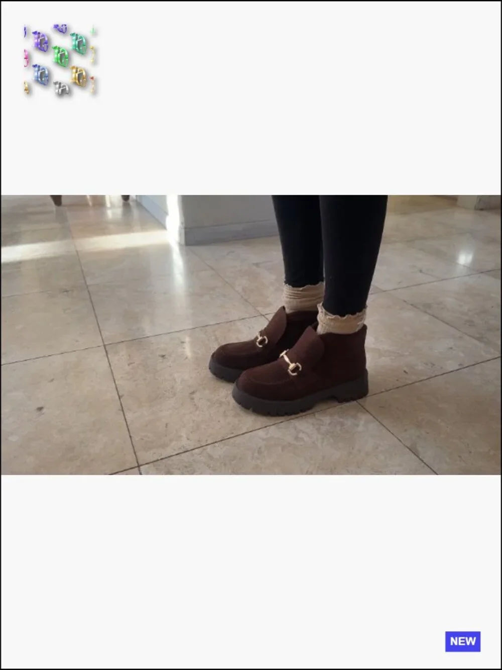 Chunky Heel Ankle Booties Platform Slip On Fall Winter Short Boots