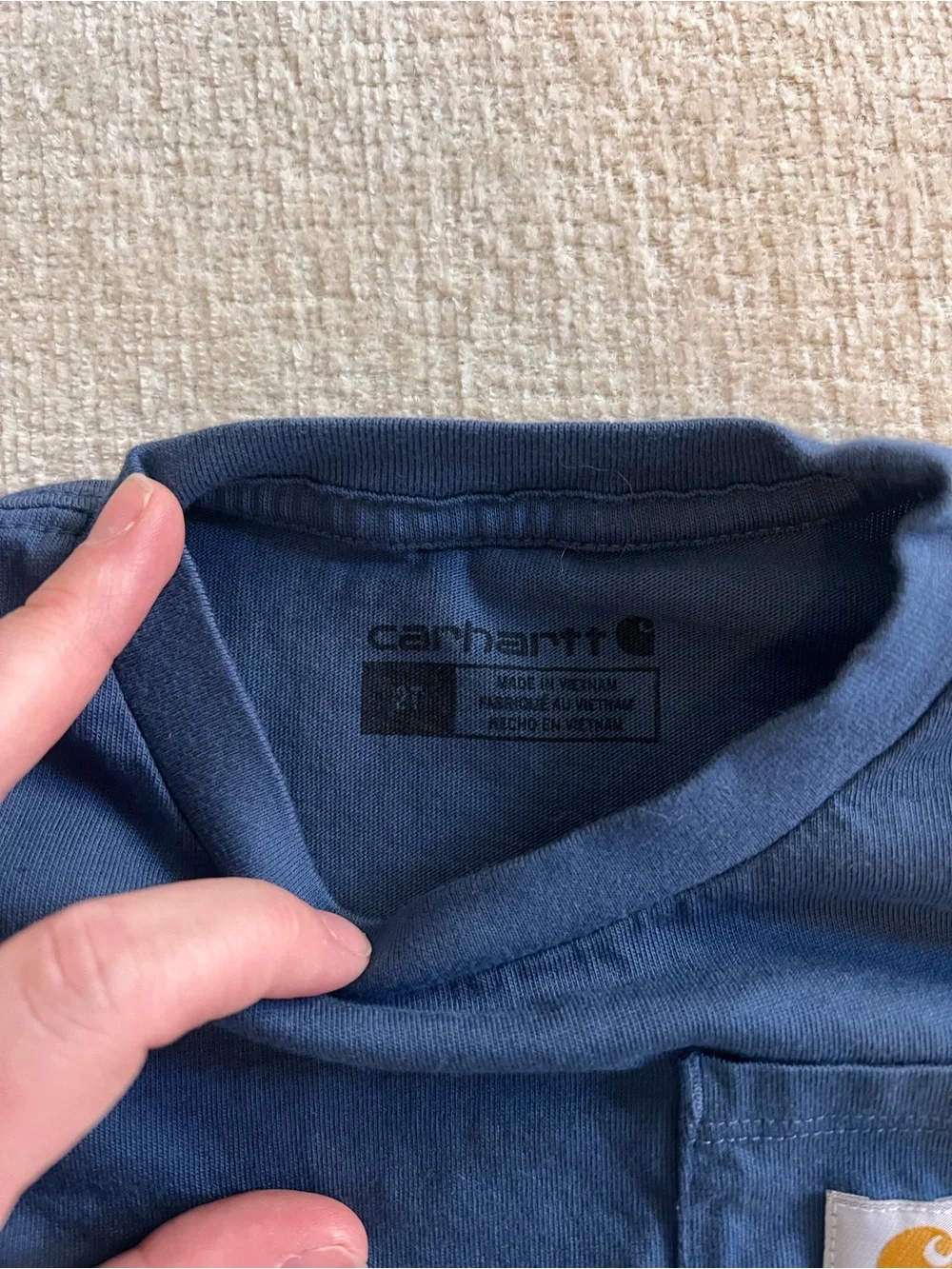 Carhartt picture patch front