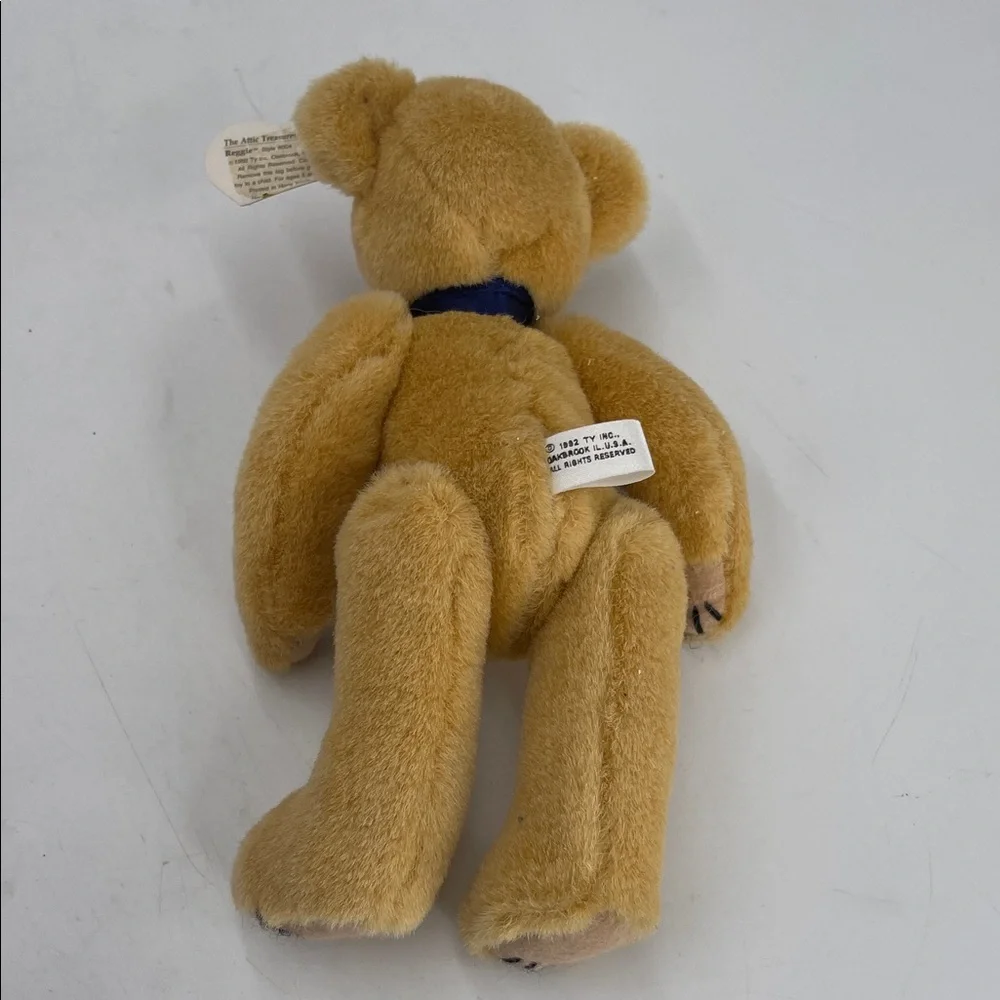Ty Beanie Babies, Ty Attic Treasure 1992 1st Gen Tag Reggie the Jointed Bear