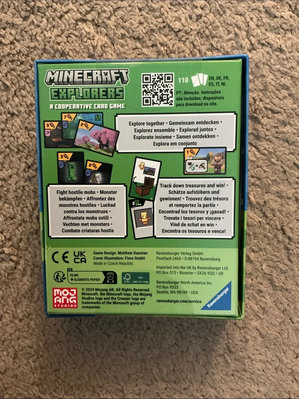 MINECRAFT EXPLORERS A COOPERATIVE CARD GAME