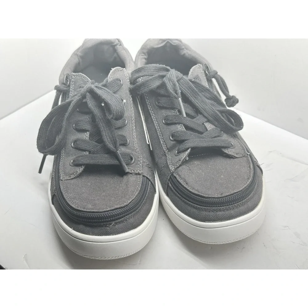 Billy Footwear Zippered Toe Classic Lace Up Low Top Men Sneakers Size 9.5