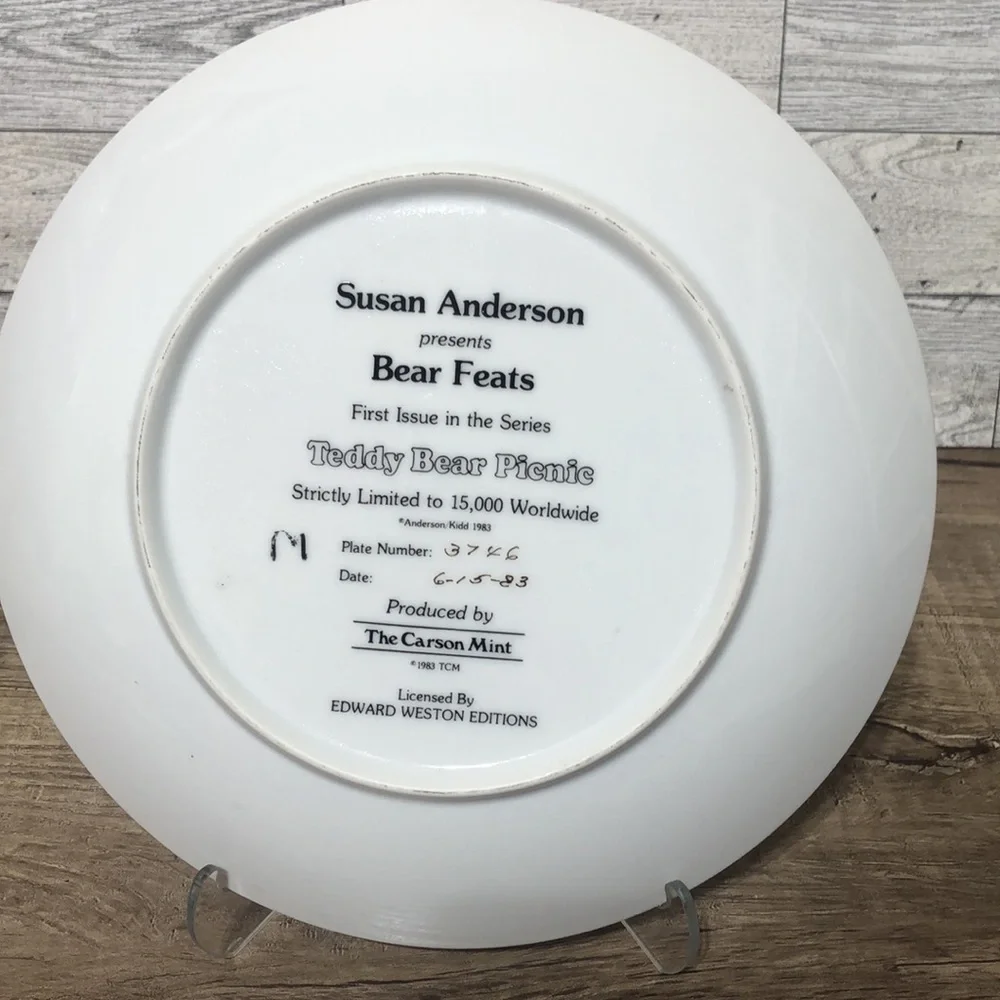 Susan Anderson plate