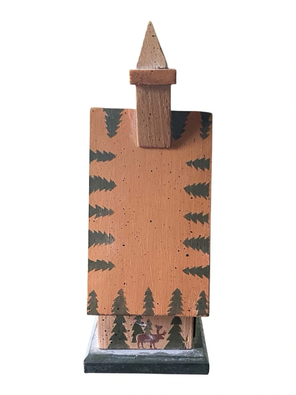 Painted Wooden Birdhouses Rustic Church Country Cottage Garden Home Décor Cabin