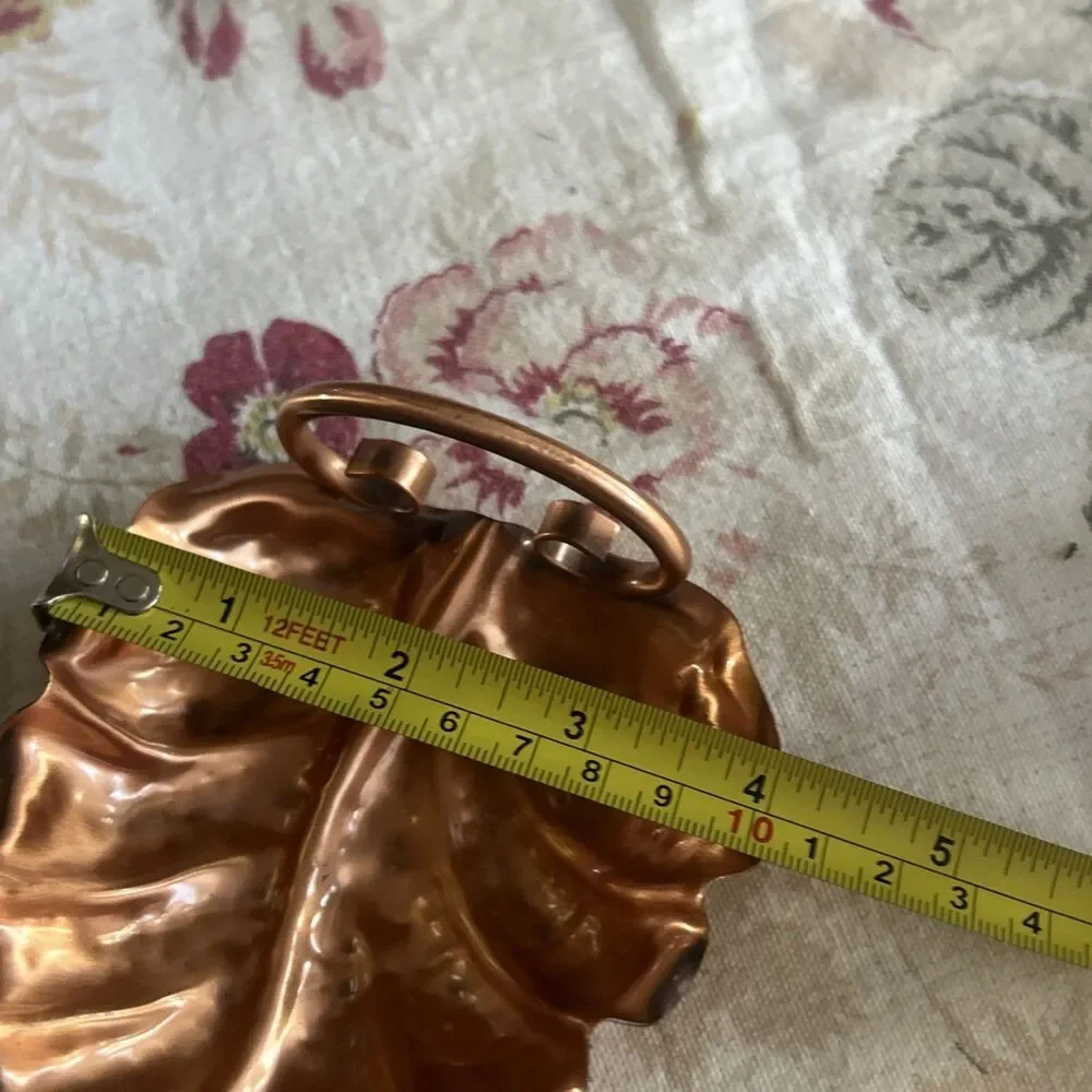 Vintage Gregorian Copper Trinket Dish Fairycore Cottagecore Whimsical
